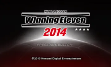 World Soccer Winning Eleven 2014 (Japan) screen shot title